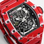 Replica Richard Mille Rm35 02 Bbr Factory Red Carbon Fiber Skeleton Dial (5)