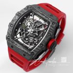 Replica Richard Mille Rm35 02 Bbr Factory Skeleton Dial Red Rubber Strap (3)