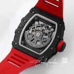 Replica Richard Mille Rm35 02 Bbr Factory Skeleton Dial Red Rubber Strap (8)