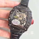 Replica Richard Mille Rm35 02 Kv Factory Black Rubber Strap (3)