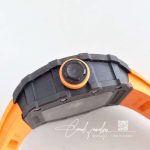 Replica Richard Mille Rm35 02 Kv Factory Orange Rubber Strap (5)