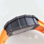 Replica Richard Mille Rm35 02 Kv Factory Orange Rubber Strap (6)