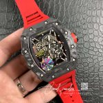 Replica Richard Mille Rm35 02 Kv Factory Red Strap (2)