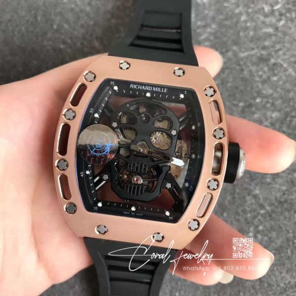 Replica Richard Mille Rm52 01 Tourbillon Jb Factory Skull Dial (1)