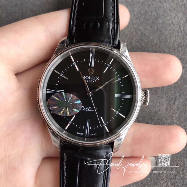 Replica Rolex Cellini 50509 Mks Factory V4 Black Dial (1)