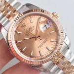 Replica Rolex Datejust 116231 36mm Gm Factory Pink Dial (4)