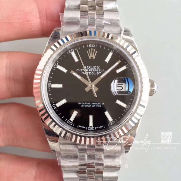 Replica Rolex Datejust M126234 0015 36mm Vs Factory Gray Strap (1)