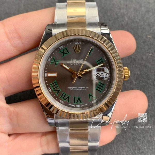 Replica Rolex Datejust M126333 0019 Ew Factory Grey Dial (1)