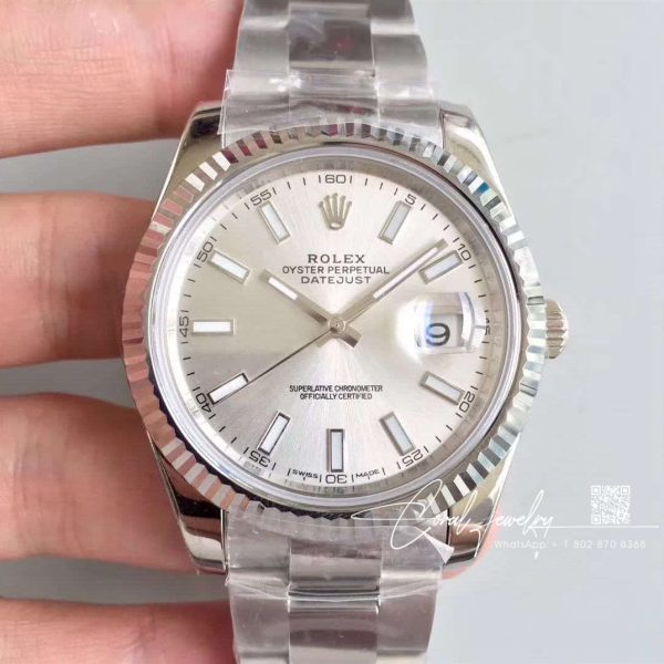 Replica Rolex Datejust M126334 0003 Clean Factory Stainless Steel Strap (1)