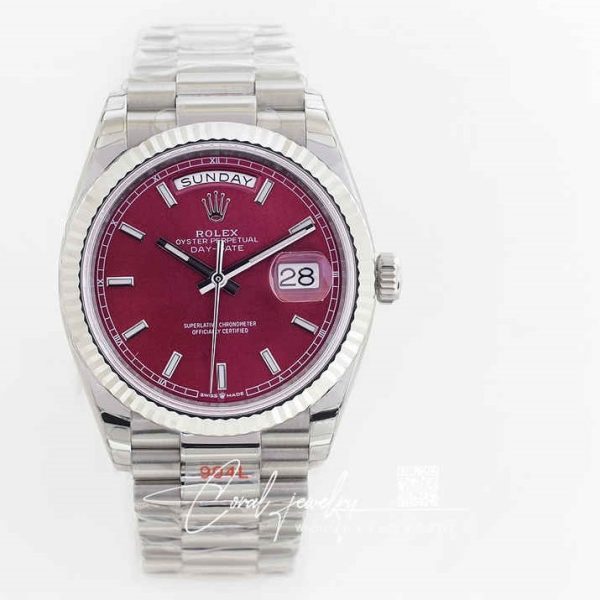 Replica Rolex Day Date 118239 Ew Factory Stainless Steel Strap (1)