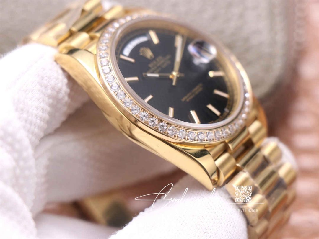 Replica Rolex Day Date 40mm Ew Factory Gold Strap (14)