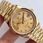 Replica Rolex Day Date M128238 0008 Yellow Gold Ew Factory Champagne Dial (4)