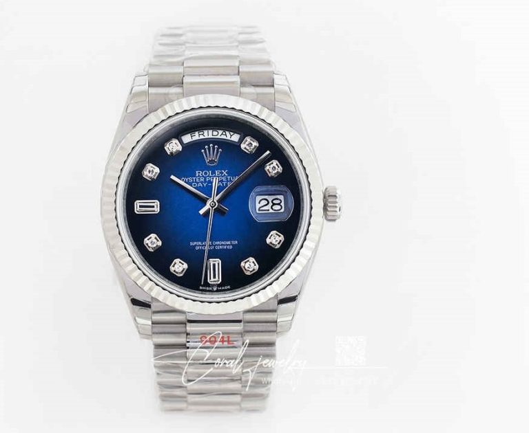 Replica Rolex Day Date M128239 0023 Ew Factory Diamond Set Dial (1)