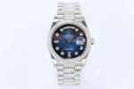 Replica Rolex Day Date M128349rbr 0016 Ew Factory Blue Dial (1)