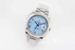 Replica Rolex Day Date M228206 0044 Ew Factory Blue Dial (2)