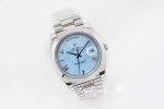 Replica Rolex Day Date M228206 0044 Ew Factory Blue Dial (4)