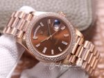 Replica Rolex Day Date M228345rbr 0006 Ew Factory Brown Dial (2)