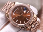 Replica Rolex Day Date M228345rbr 0006 Ew Factory Brown Dial (4)