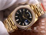 Replica Rolex Day Date M228348rbr 0001 Ew Factory Diamond Set Bezel (3)