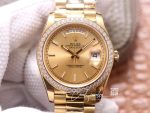 Replica Rolex Day Date M228348rbr 0008 Ew Factory Diamond Set Bezel (1)