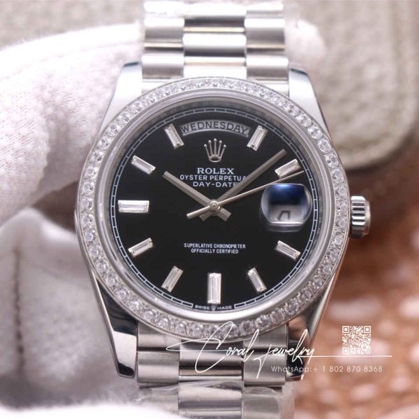 Replica Rolex Day Date M228349rbr 0003 Ew Factory Stainless Steel (1)