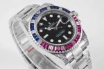 Replica Rolex Gmt Master Ii 116759 Saru 78209 Or Factory Black Dial (3)