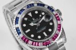 Replica Rolex Gmt Master Ii 116759 Saru 78209 Or Factory Black Dial (4)