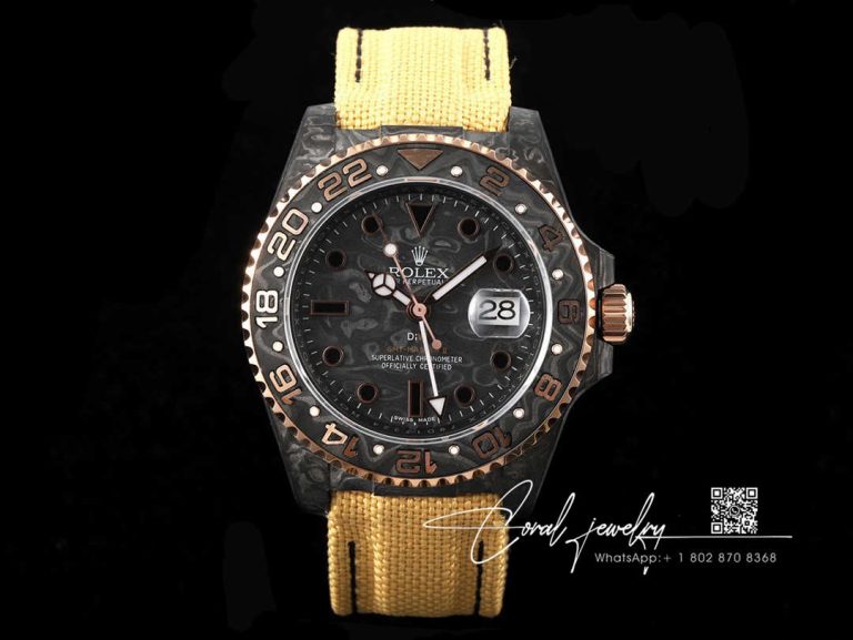 Replica Rolex Gmt Master Ii Diw Yellow Strap (1)