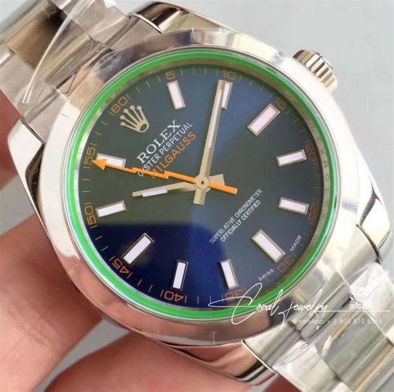 Replica Rolex Milgauss 116400gv Ar Factory Blue Dial (5)