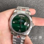 Replica Rolex President Day Date 18038 Malachite Green Diamond Dial (1)