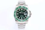 Replica Rolex Submariner 116610lv 97200 Noob Factory V11 Green Dial (1)