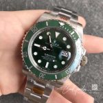 Replica Rolex Submariner Date Oyster 40mm Oystersteel 116610lv Noob Factory V10 Green Dial Watch (2)