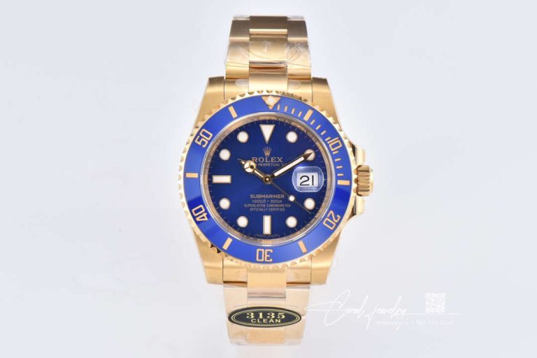 Replica Rolex Submariner M116618lb 0003 Clean Factory Gold Strap (1)