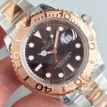 Replica Rolex Yacht Master 40mm 116621 Ar Factory Chocolate Dial (4)