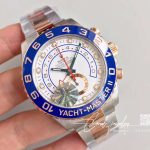 Replica Rolex Yacht Master Ii 116681 Jf Factory Rose Gold White Dial (2)