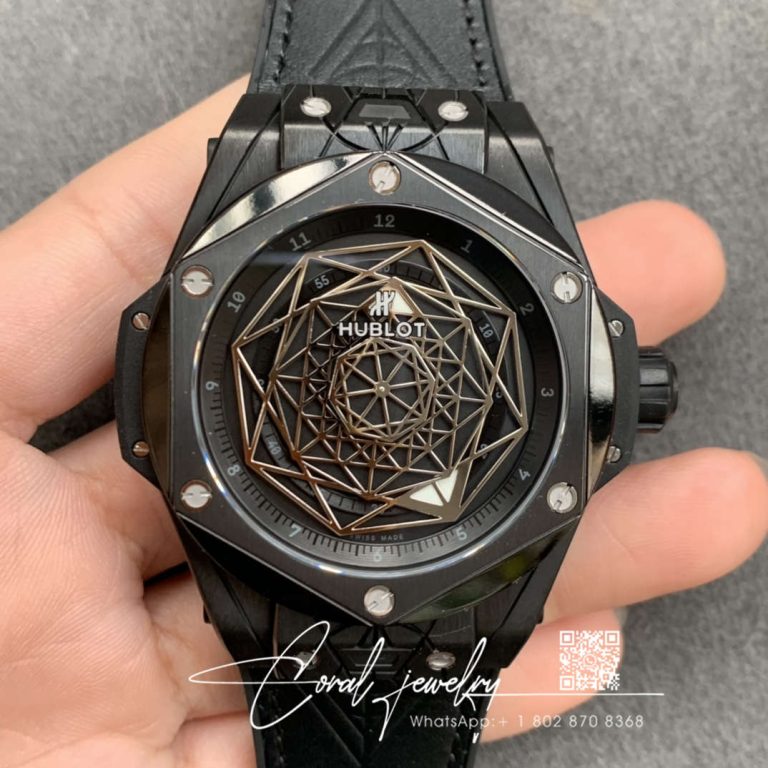 Replica Hublot Big Bang 415.cx.1112.vr.mxm18 Wwf Factory Black Strap (1)