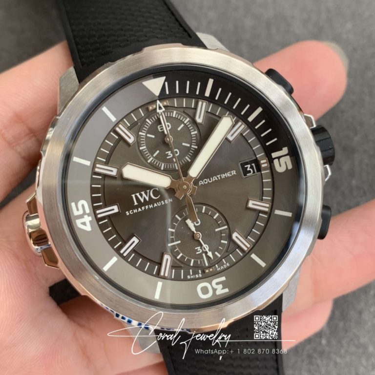 Replica Iwc Aquatimer Iw379506 Shark Special Edition V6 Factory Gray Dial (2)