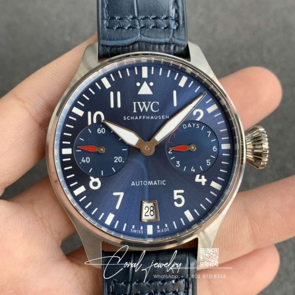 Replica Iwc Big Pilot Iw501008 Boutique London Edition Zf Factory Blue Dial (1)