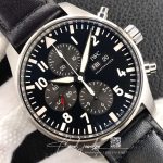 Replica Iwc Pilot Iw377709 Zf Factory Black Strap (4)