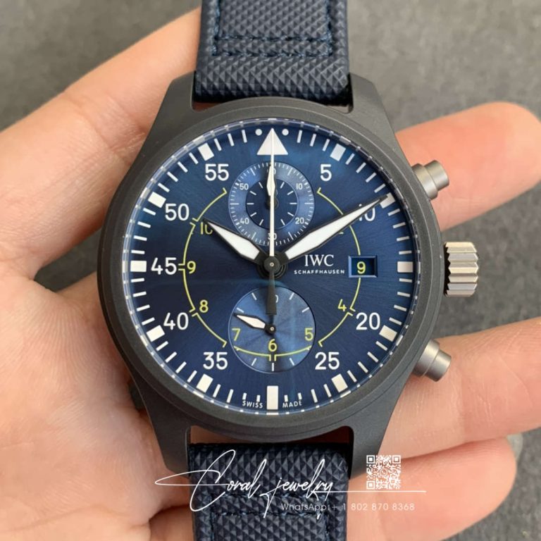 Replica Iwc Pilot Iw389008 Zf Factory Blue Strap (1)