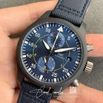 Replica Iwc Pilot Iw389008 Zf Factory Blue Strap (3)