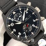 Replica Iwc Pilot Top Gun Iw389001 Zf Factory Black Strap (4)