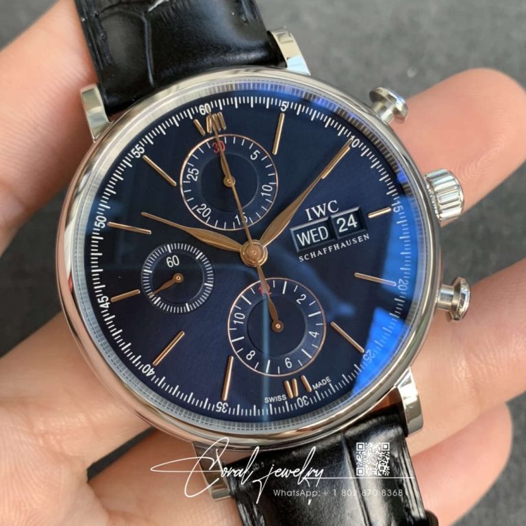 Replica Iwc Portofino Iw391036 Zf Factory Blue Strap (2)