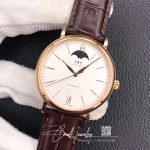 Replica Iwc Portofino Moon Phase Iw459401 Mks Factory Brown Strap (3)