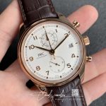 Replica Iwc Portugieser Iw390301 Zf Factory Brown Strap (2)