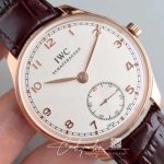 Replica Iwc Portugieser Iw545409 Zf Factory Brown Strap (4)