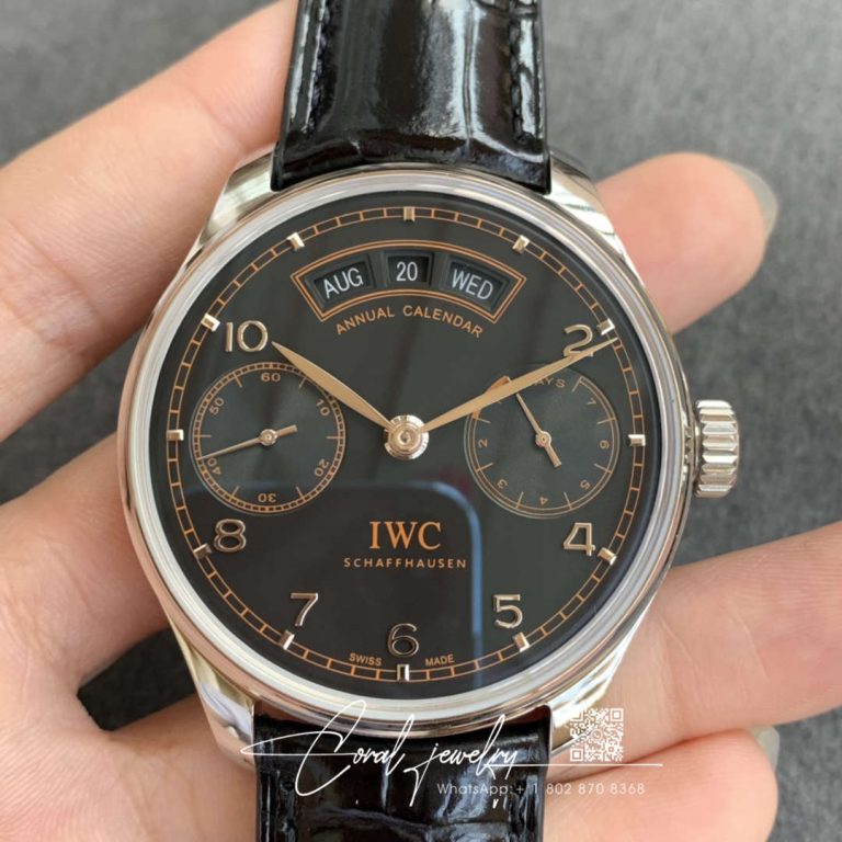 Replica Iwc Portugieser Pisa Version Zf Factory Black Strap (1)