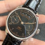 Replica Iwc Portugieser Pisa Version Zf Factory Black Strap (3)