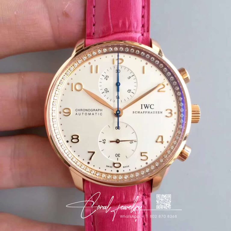 Replica Iwc Portugieser Zf Factory Pink Strap (1)