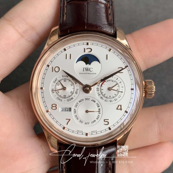 Replica Iwc Portuguese Portugieser Calendar Iw503302 Aps Factory Brown Strap (1)